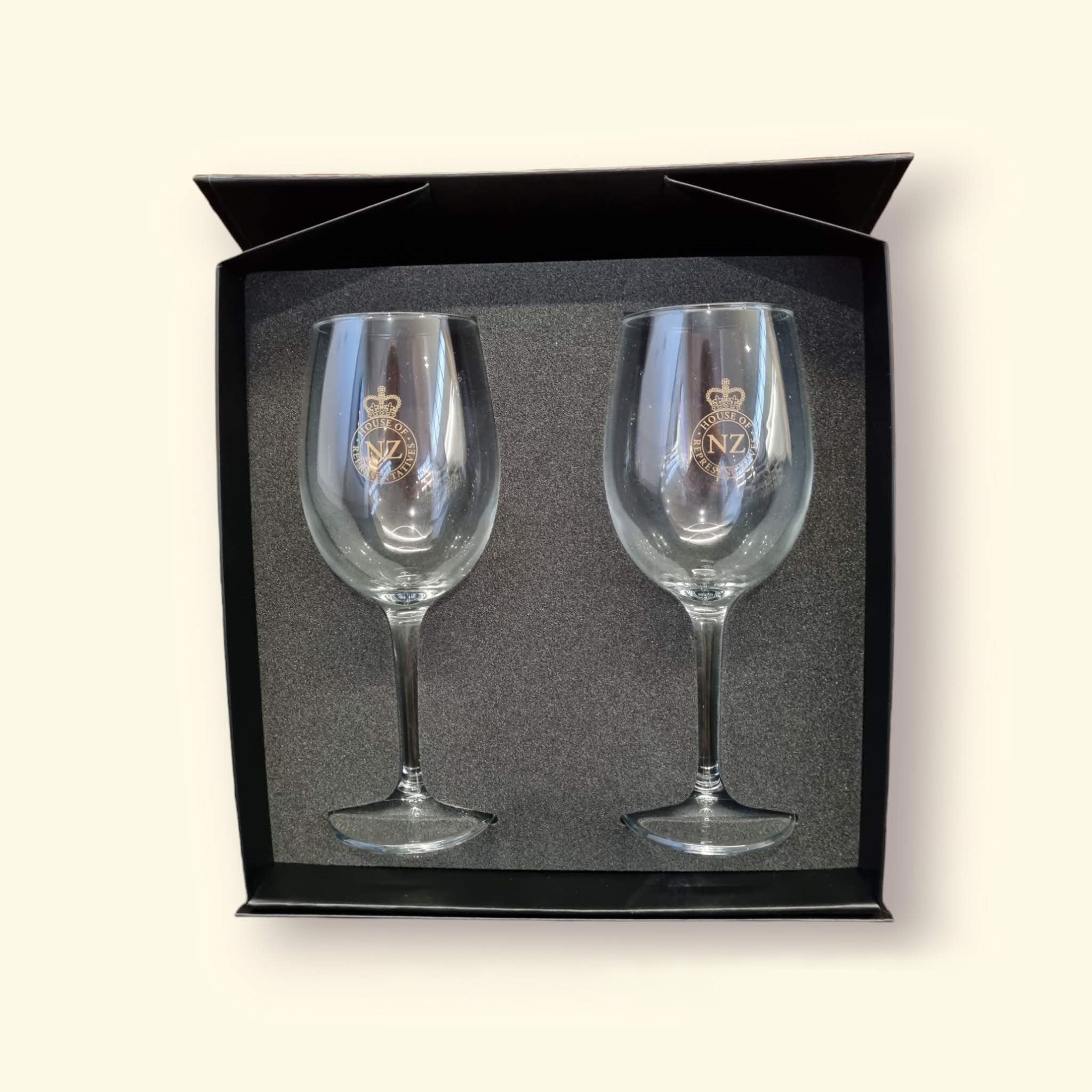 House of Representatives Wine Glasses NZParliament