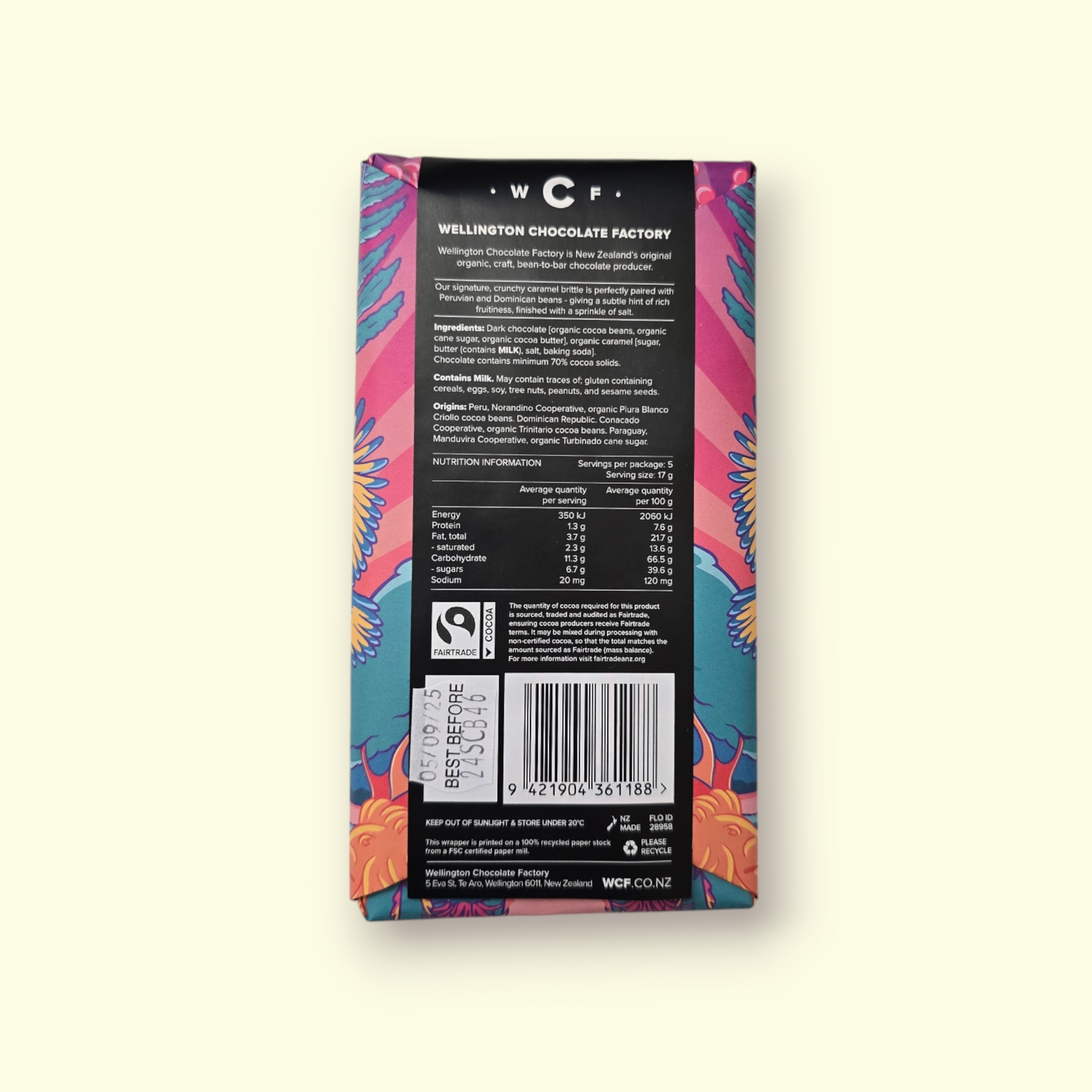 New Zealand Parliament Chocolate Bar