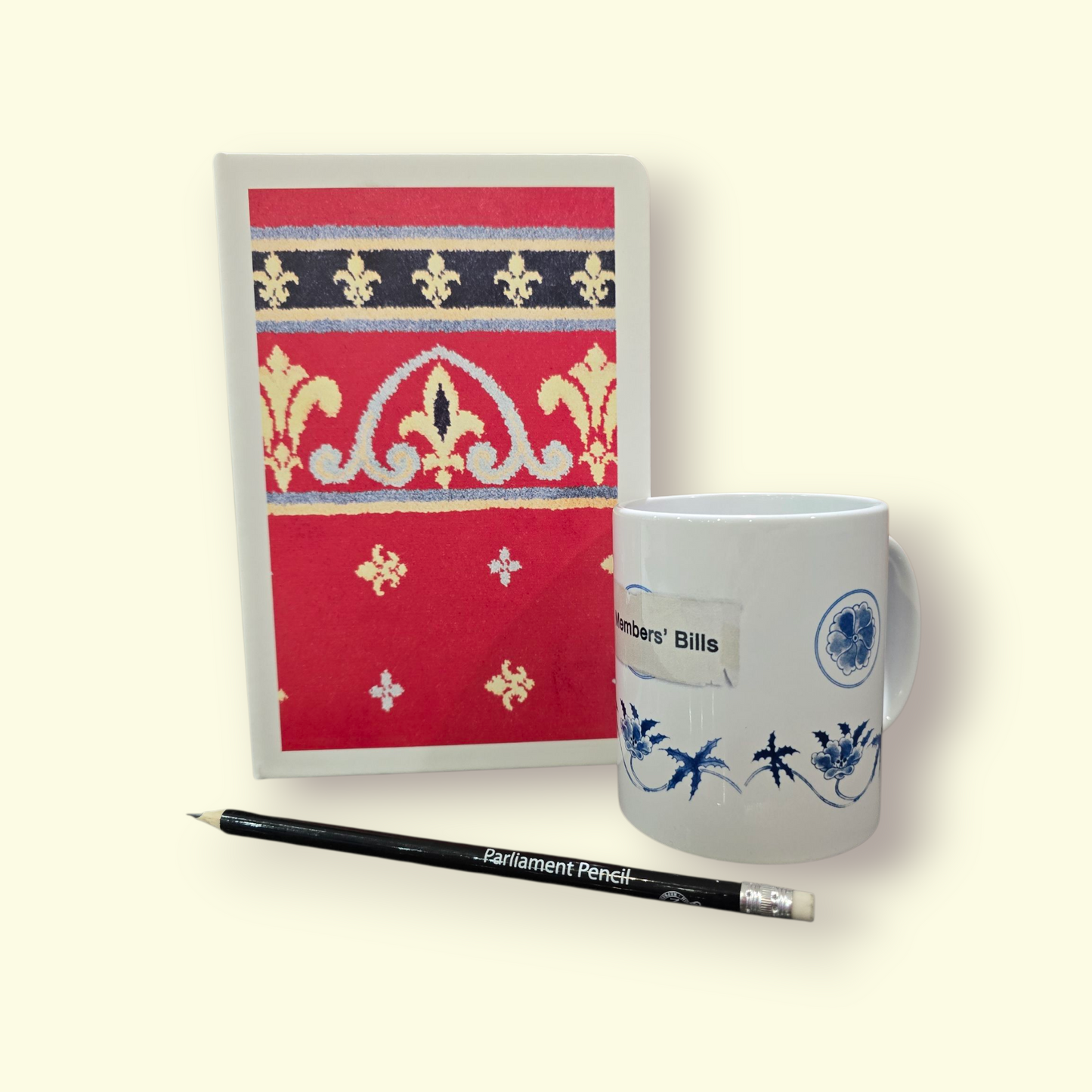 Carpet Notebook Gift Set - Red