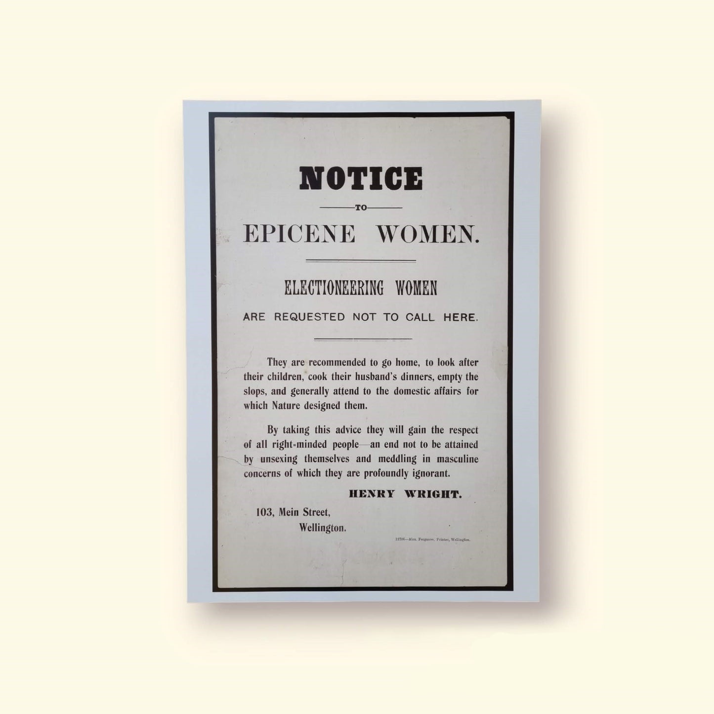 Epicene Women Poster