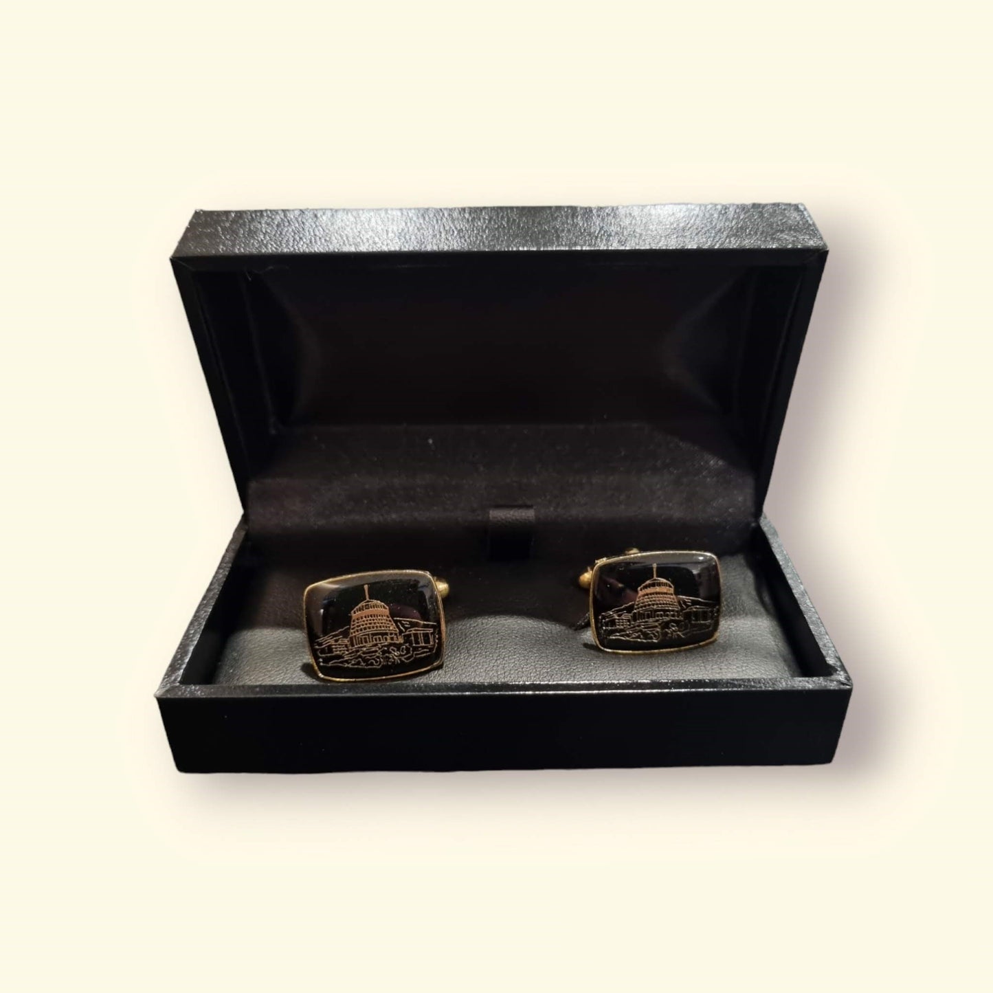 Gold Beehive Cufflinks