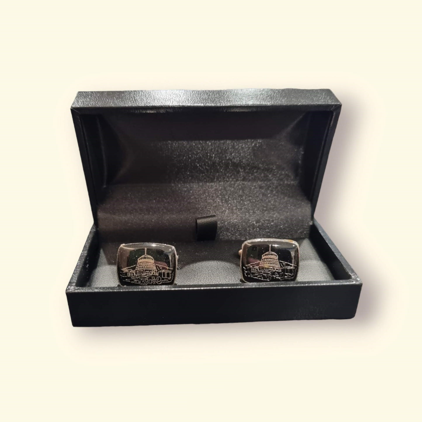 Silver Beehive Cufflinks