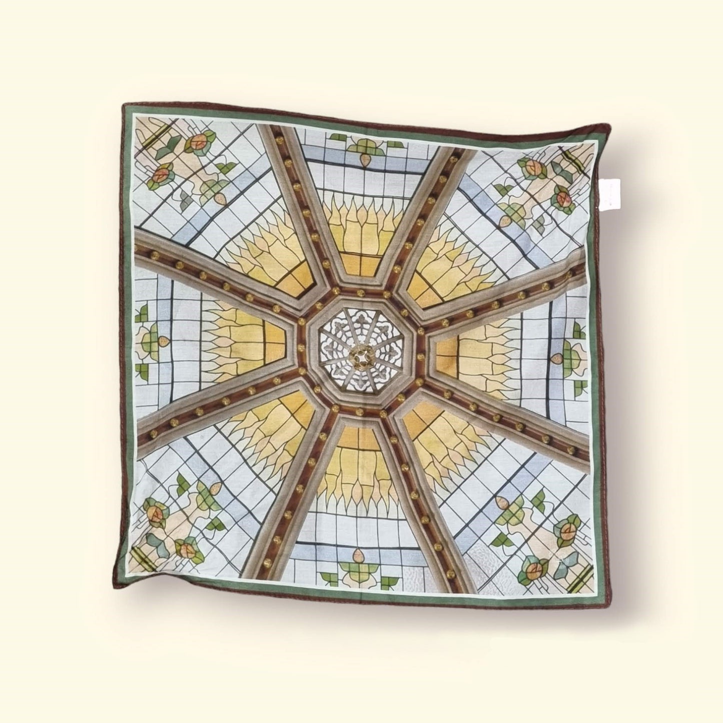 Library Dome Silk Handkerchief