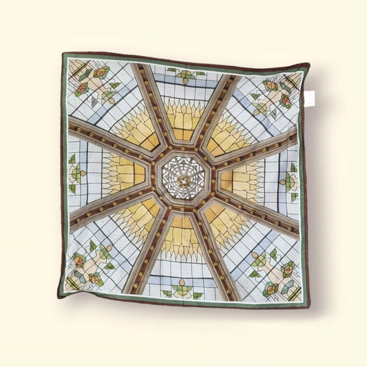 Library Dome Silk Neck Scarf