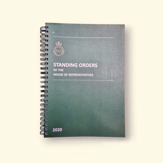 Standing Orders Notebook