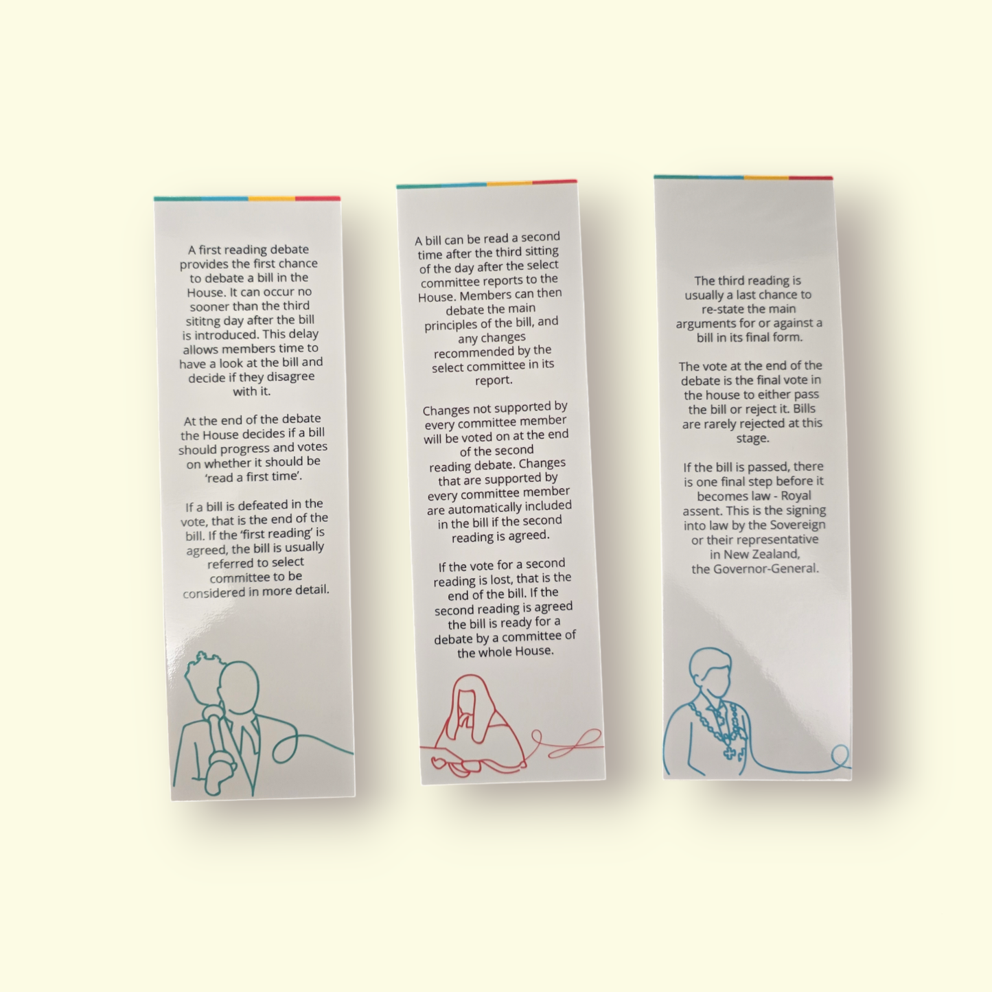 Parliament Reading Bookmark Set